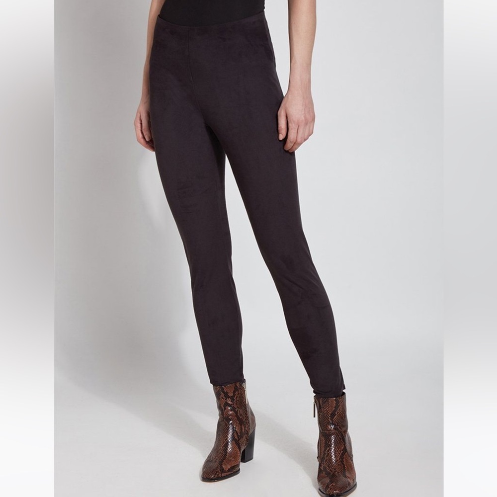 NWOT Lysse Black Suede High Waisted Leggings